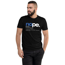 Load image into Gallery viewer, Boundaries - Nope Tshirt (Blue Lettering)