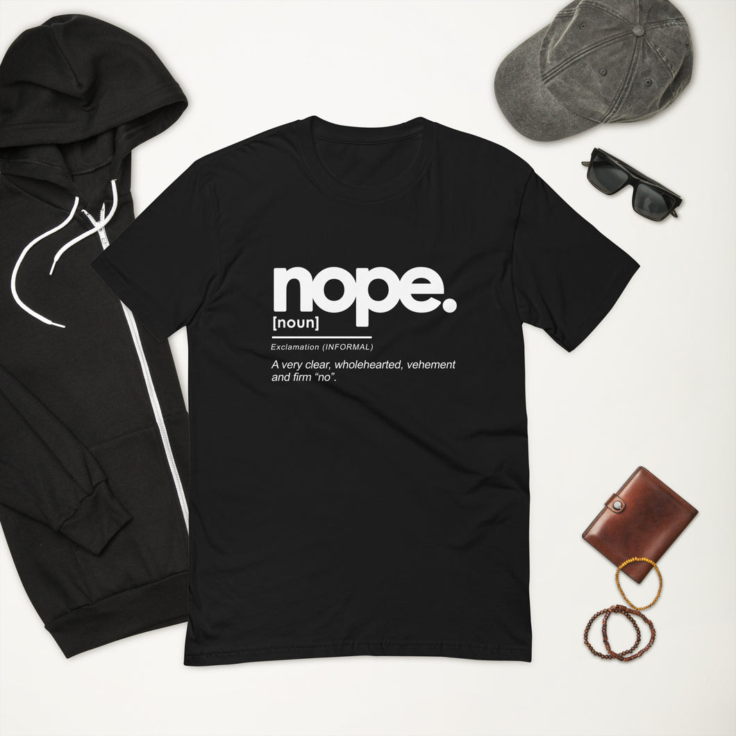 Boundaries Nope Tshirt (White Lettering)