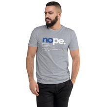 Load image into Gallery viewer, Boundaries - Nope Tshirt (Blue Lettering)