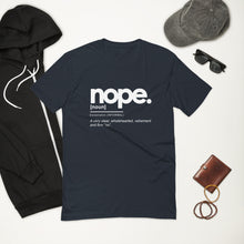 Load image into Gallery viewer, Boundaries Nope Tshirt (White Lettering)