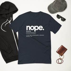 Boundaries Nope Tshirt (White Lettering)