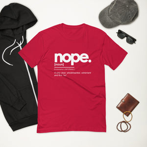 Boundaries Nope Tshirt (White Lettering)