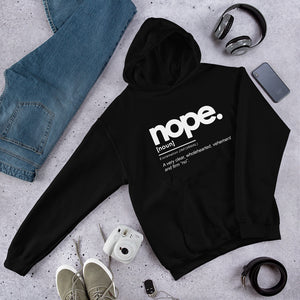 Boundaries Collection - White Lettering Hoodie – The New