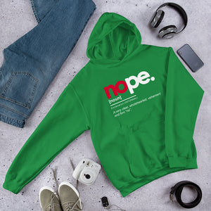 Boundaries Collection - Red Lettering Hoodie