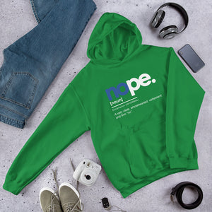 Boundaries Collection - Blue Lettering Hoodie